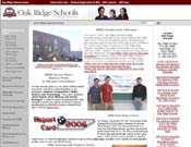 Oak Ridge Tennessee City Schools: Graphic design by Media South, programming by Averra Media. Site maintained by client using Averra's Web Content Management Tool.